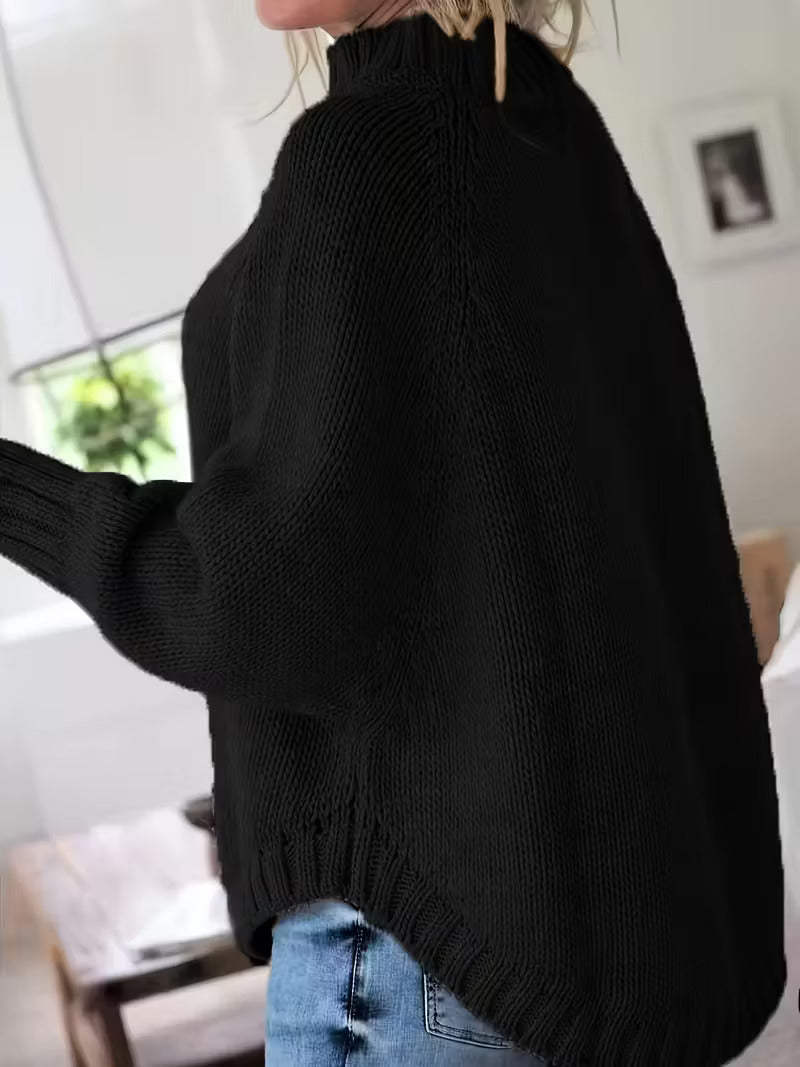 Ingeborg | Kabelstrikket Oversized Genser