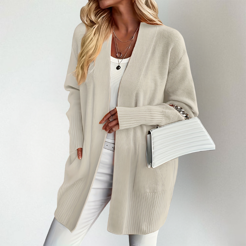 Audny | Åpen Jakke med Elegant Enkelhet