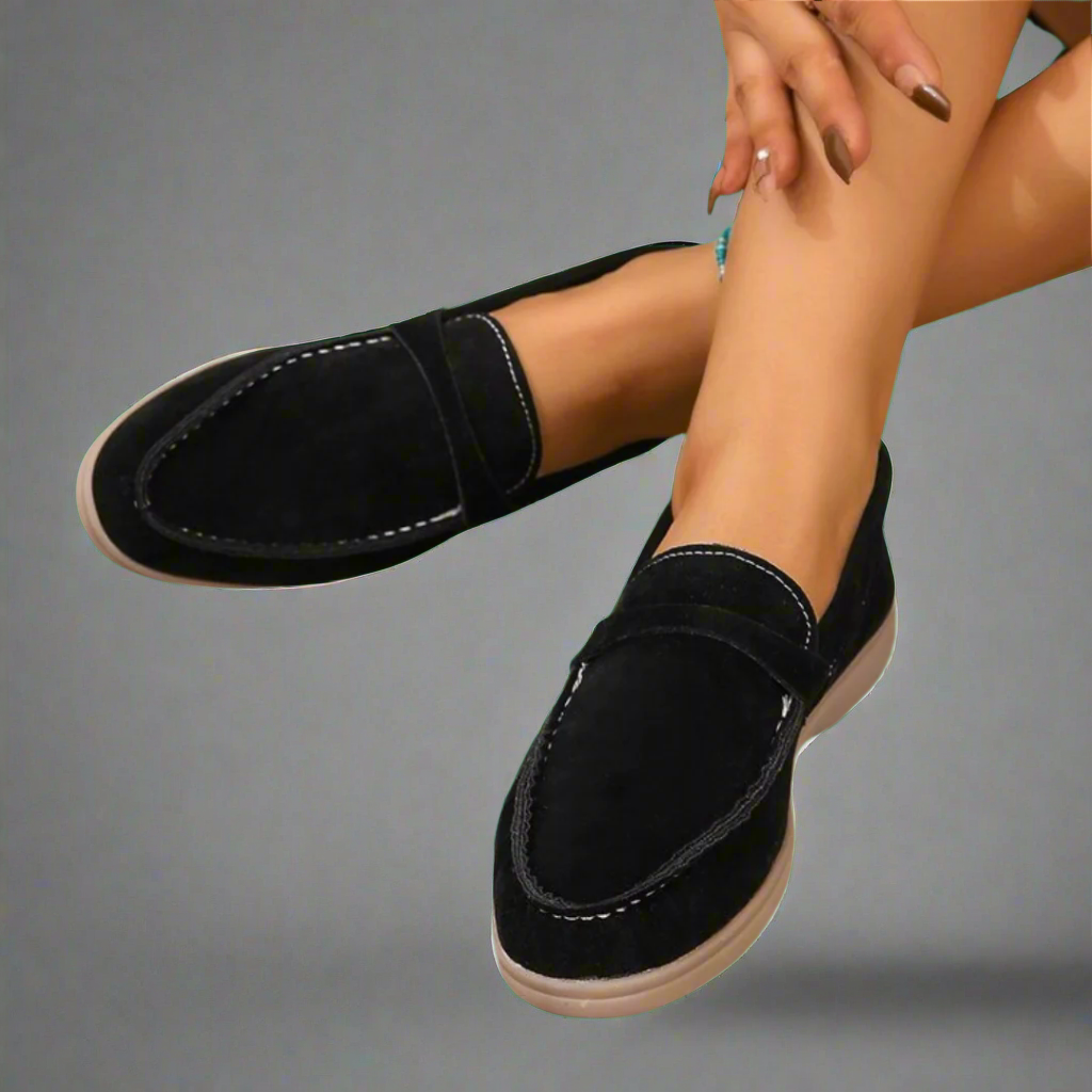 Hannah | Elegante Mocka Mokasiner