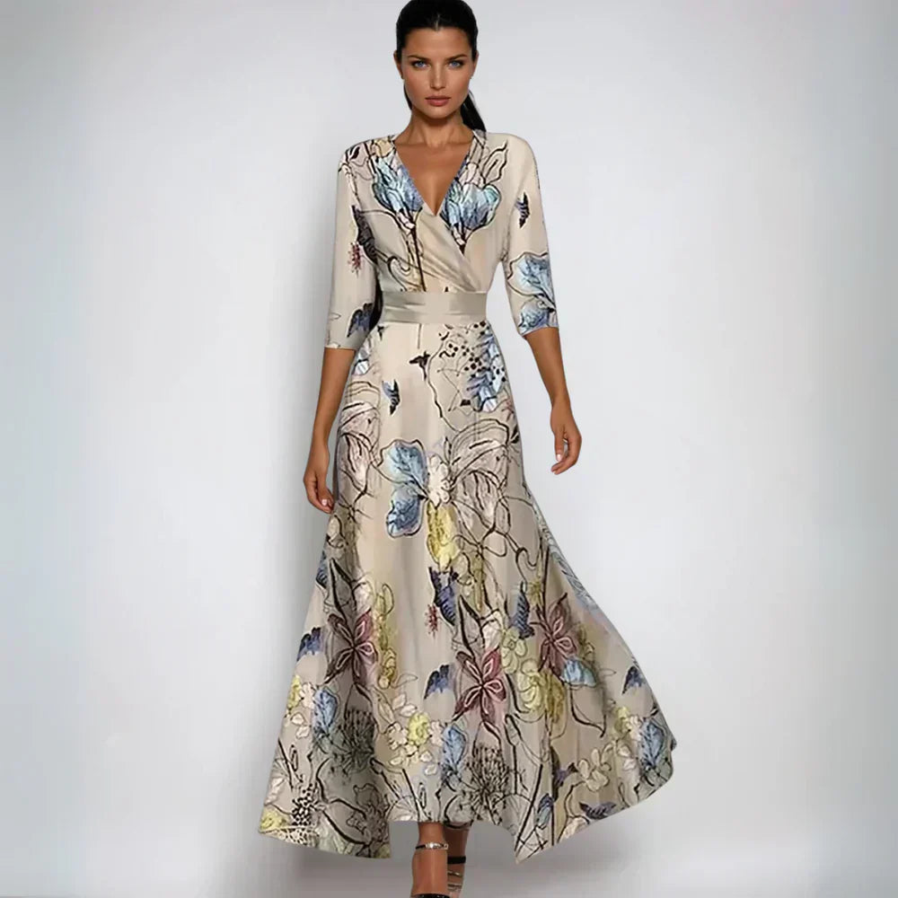 Chloe - Elegant Blomsterkjole
