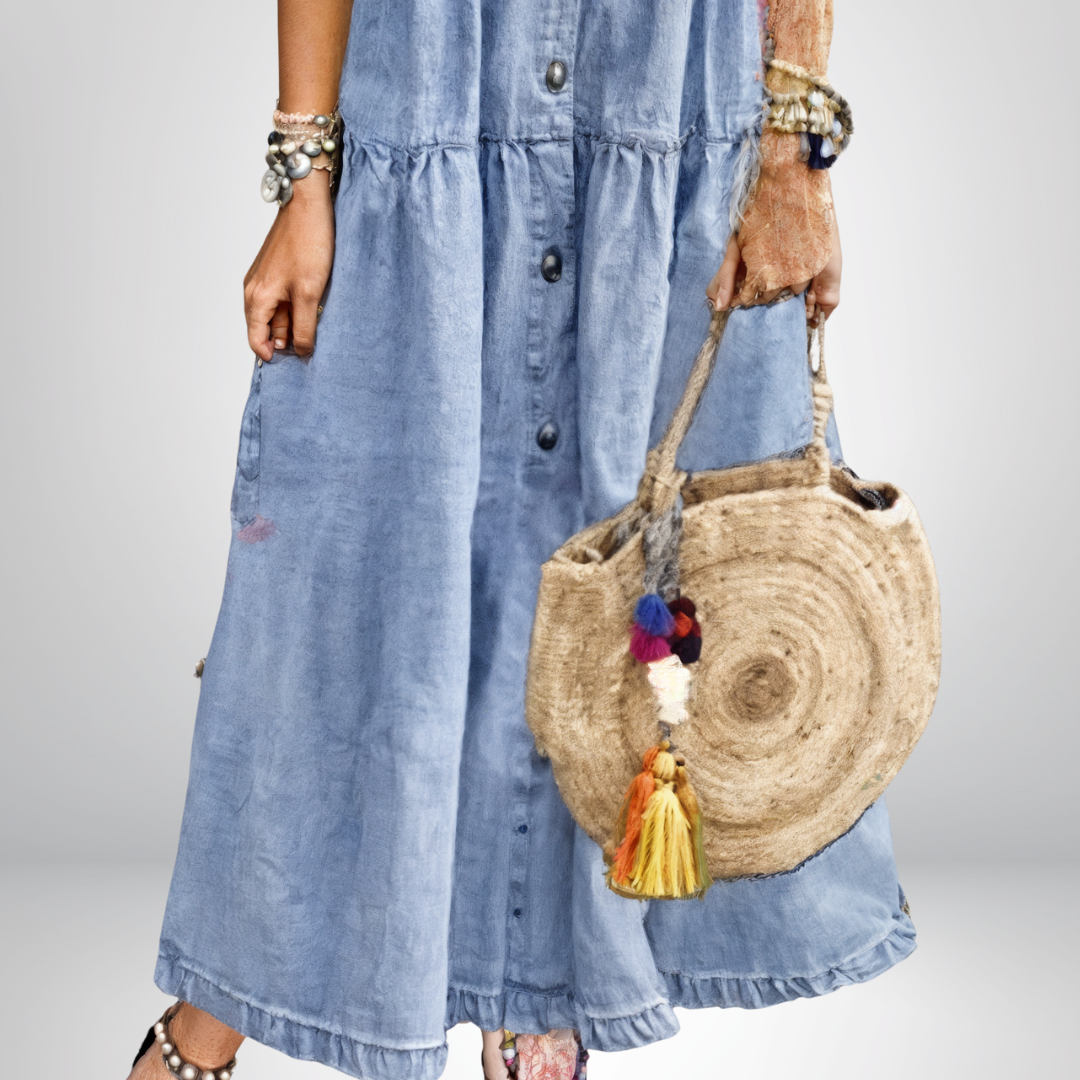 Fredrikke | Myk Denim Kjole
