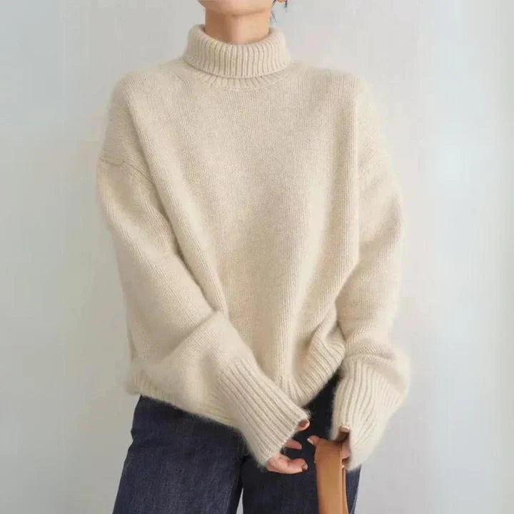 Myk og Elegant Cashmere Turtleneck Genser