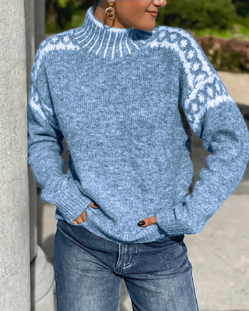 Ylva | Elegant Høyhalset Genser