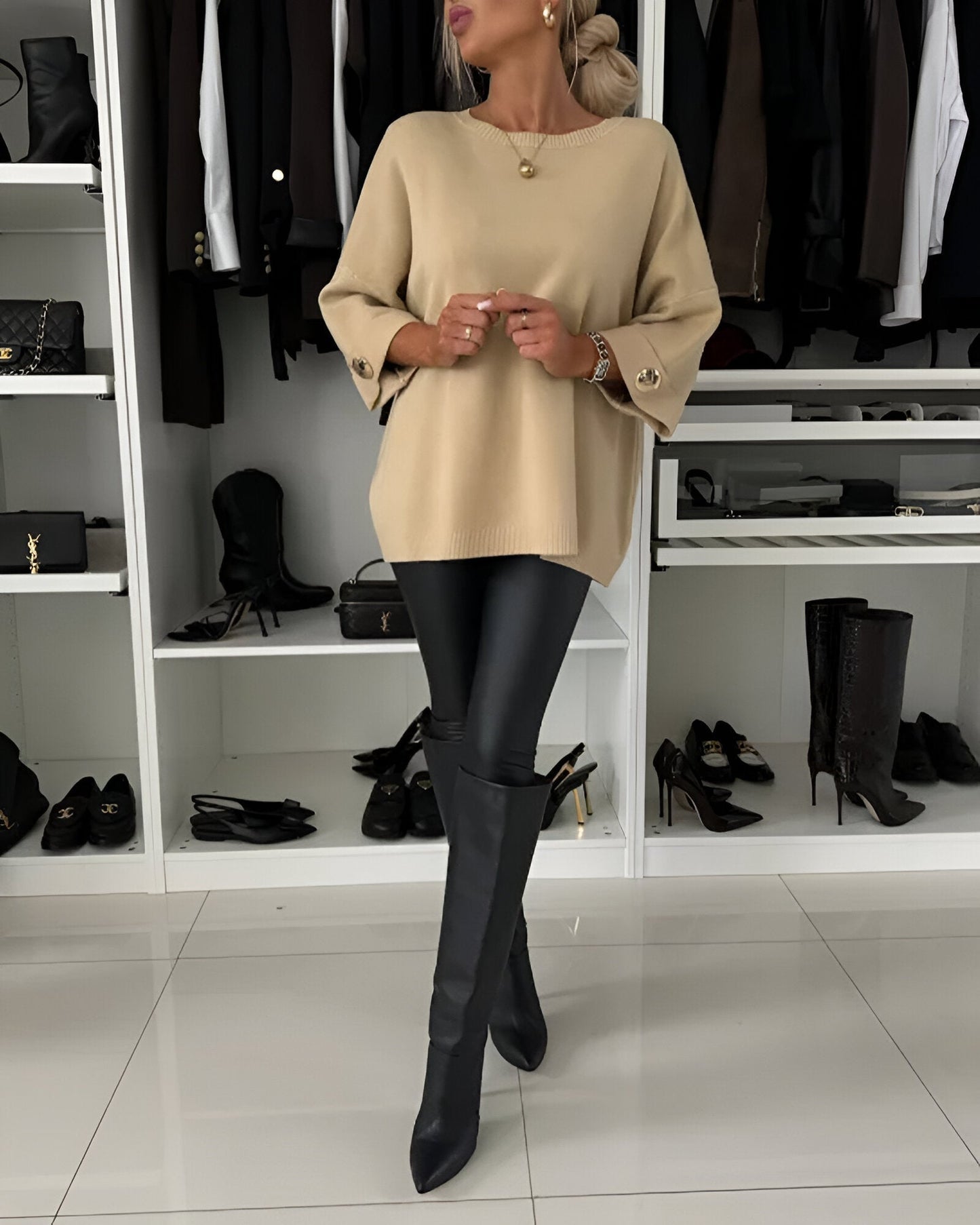 Åshild | Elegant Avslappet Genser