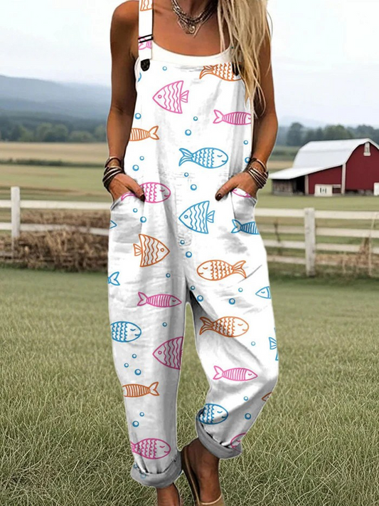 CALISTHA – MARKSBLOMST BRED-BEN JUMPSUIT