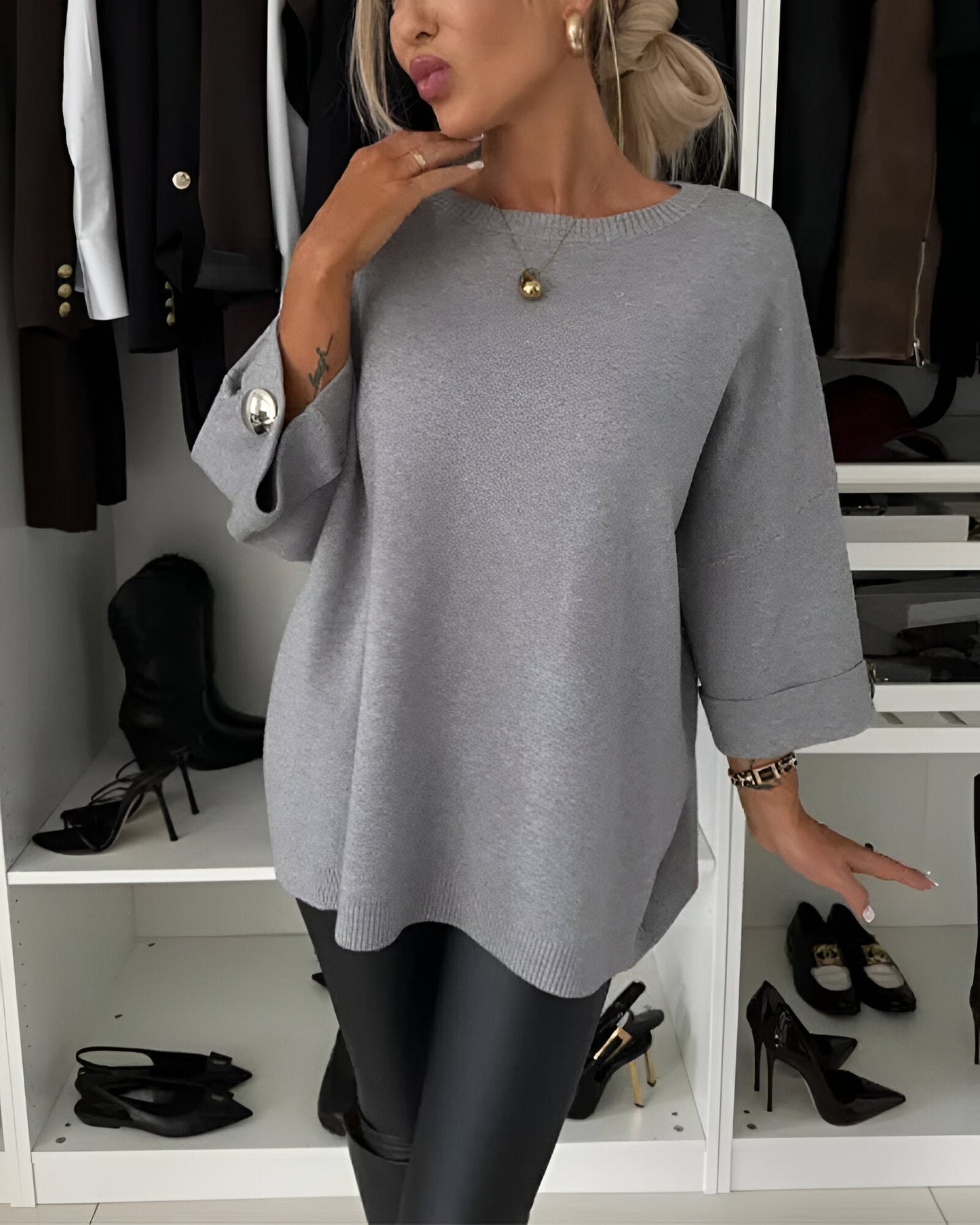 Åshild | Elegant Avslappet Genser