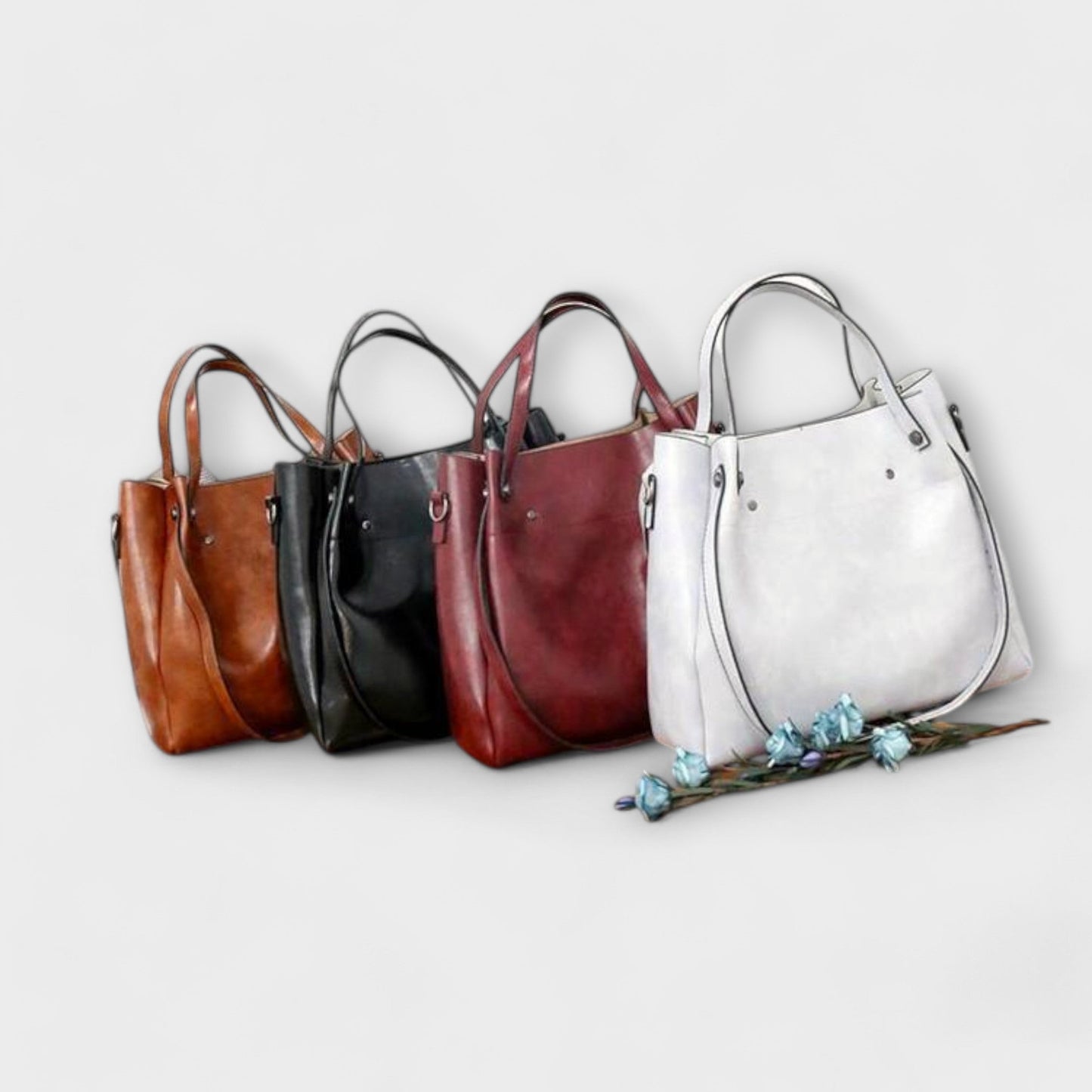 Olivia | 4-delt Vintage Veske Sett