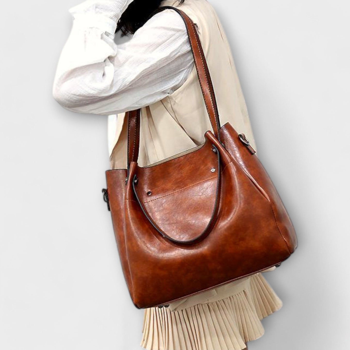 Olivia | 4-delt Vintage Veske Sett