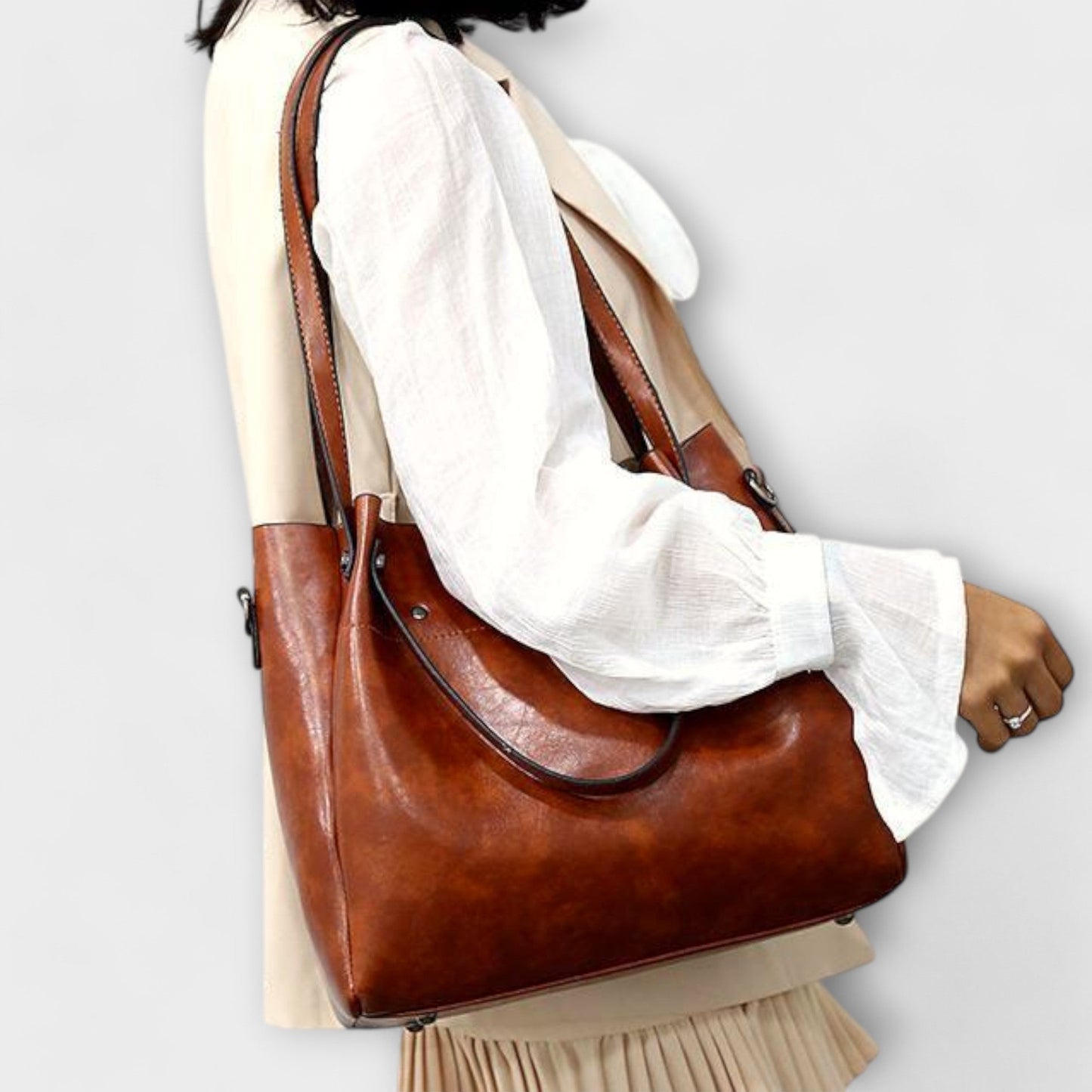 Olivia | 4-delt Vintage Veske Sett