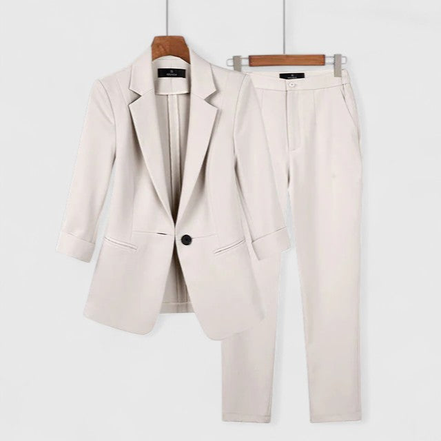 Briletta - Sofistikert Blazer og Buksesett