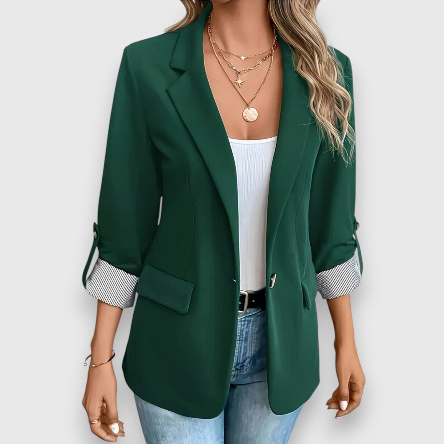 Selma | Klassisk Blazer med Detaljer