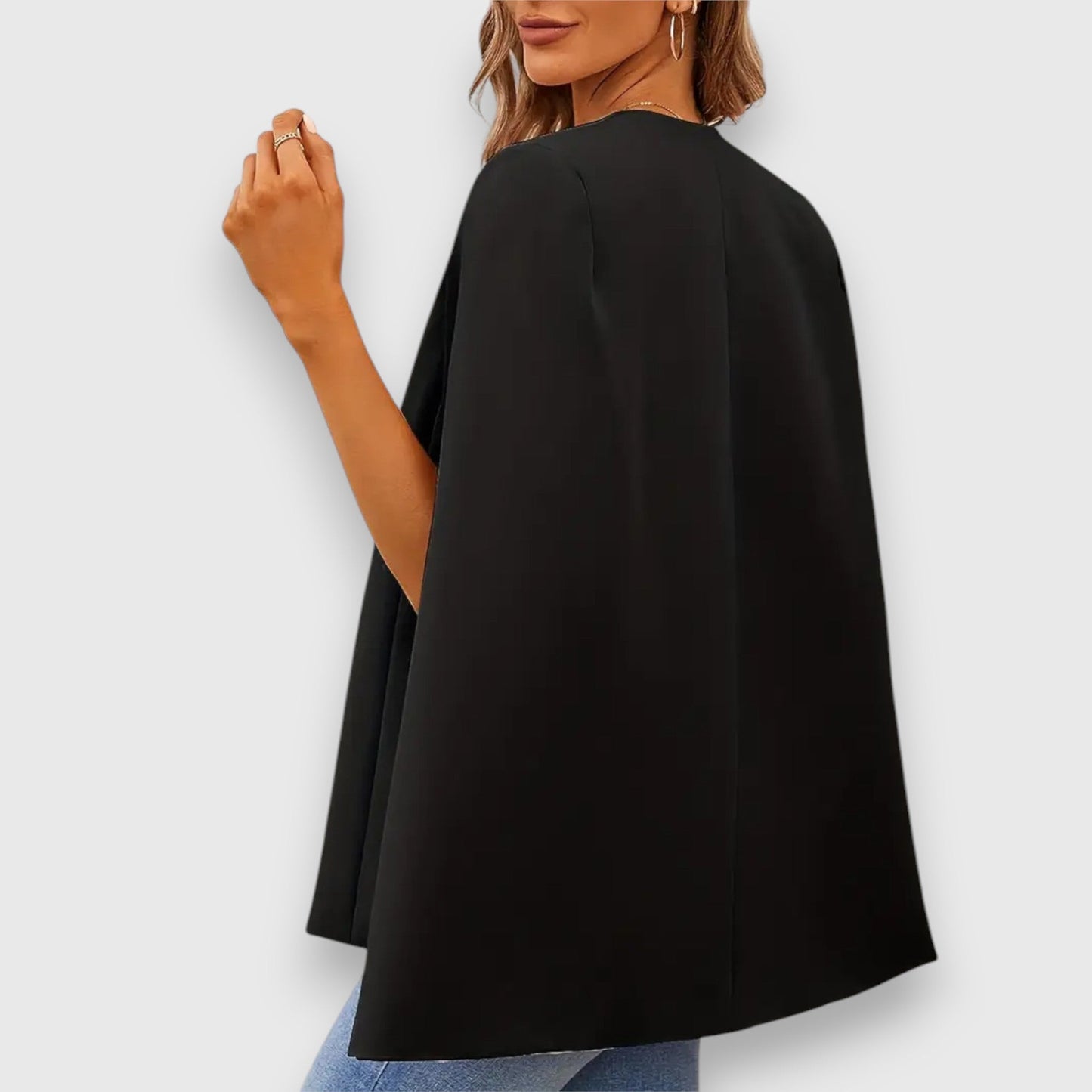 Kristin | Elegant Åpen Capejakke