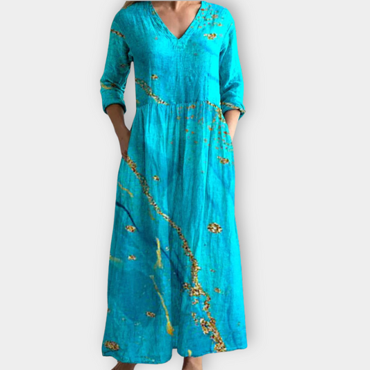 Veltrud | Boho Maxikjole i luksuriøst, mykt stoff