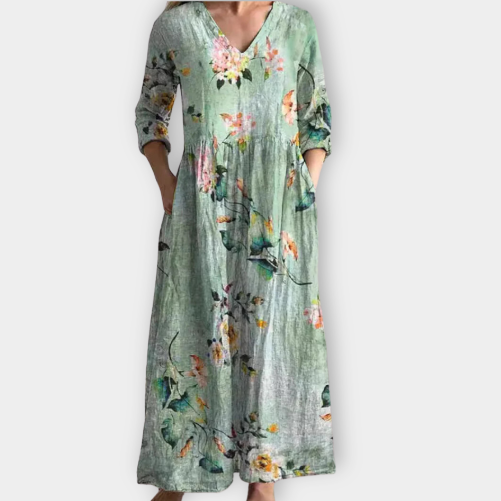 Kreszenz | Boho Maxikjole i luksuriøst, mykt stoff