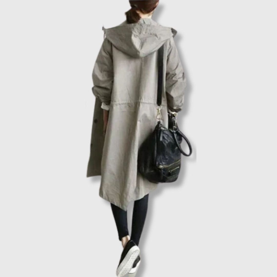 Alfhild | Klassisk Trenchcoat med Moderne Eleganse