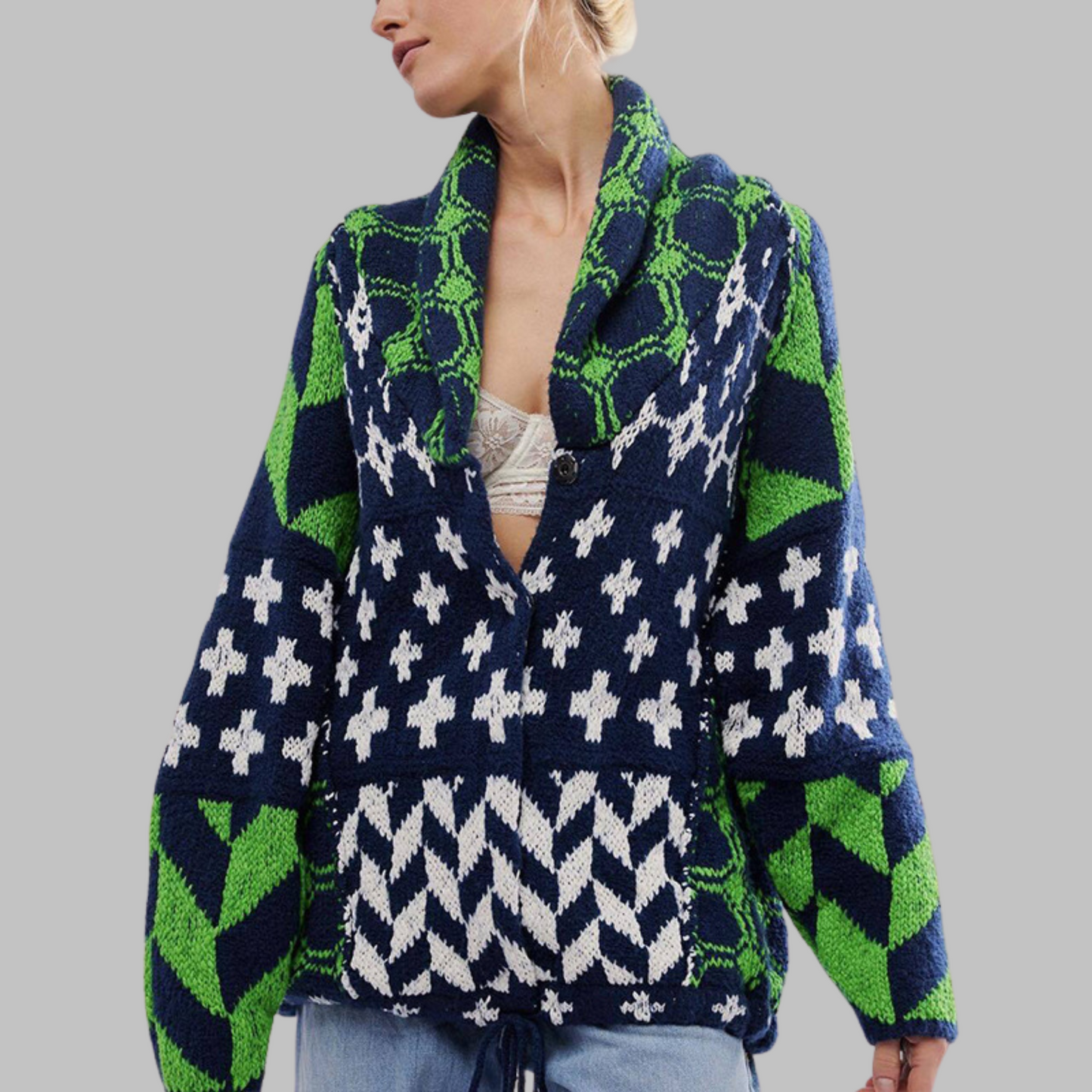 Sara | Unik Strikket Cardigan