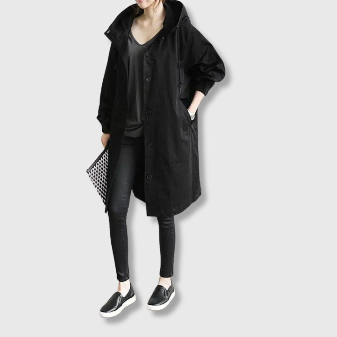 Alfhild | Klassisk Trenchcoat med Moderne Eleganse