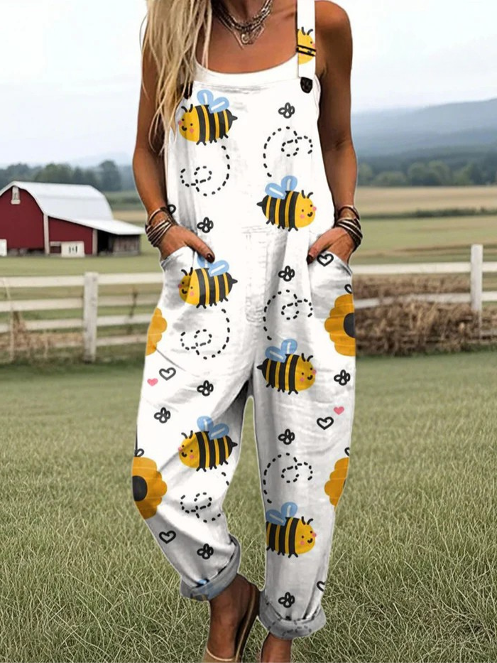 EMMA – BEE CHIC BRED BEIN JUMPSUIT