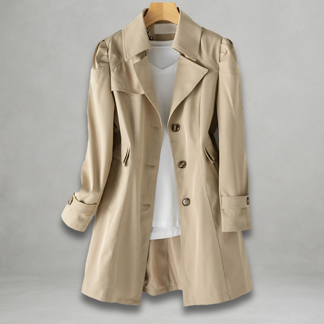 Elina | Trendy Vårtrenchcoat