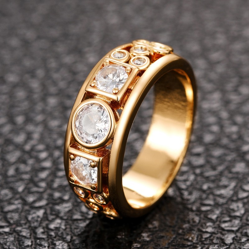 Jayla - Vintage Gull Zirconia Ring