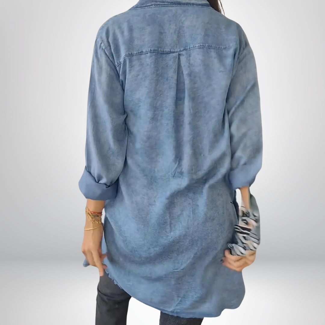 Ulrikke | Langermet Denimjakke
