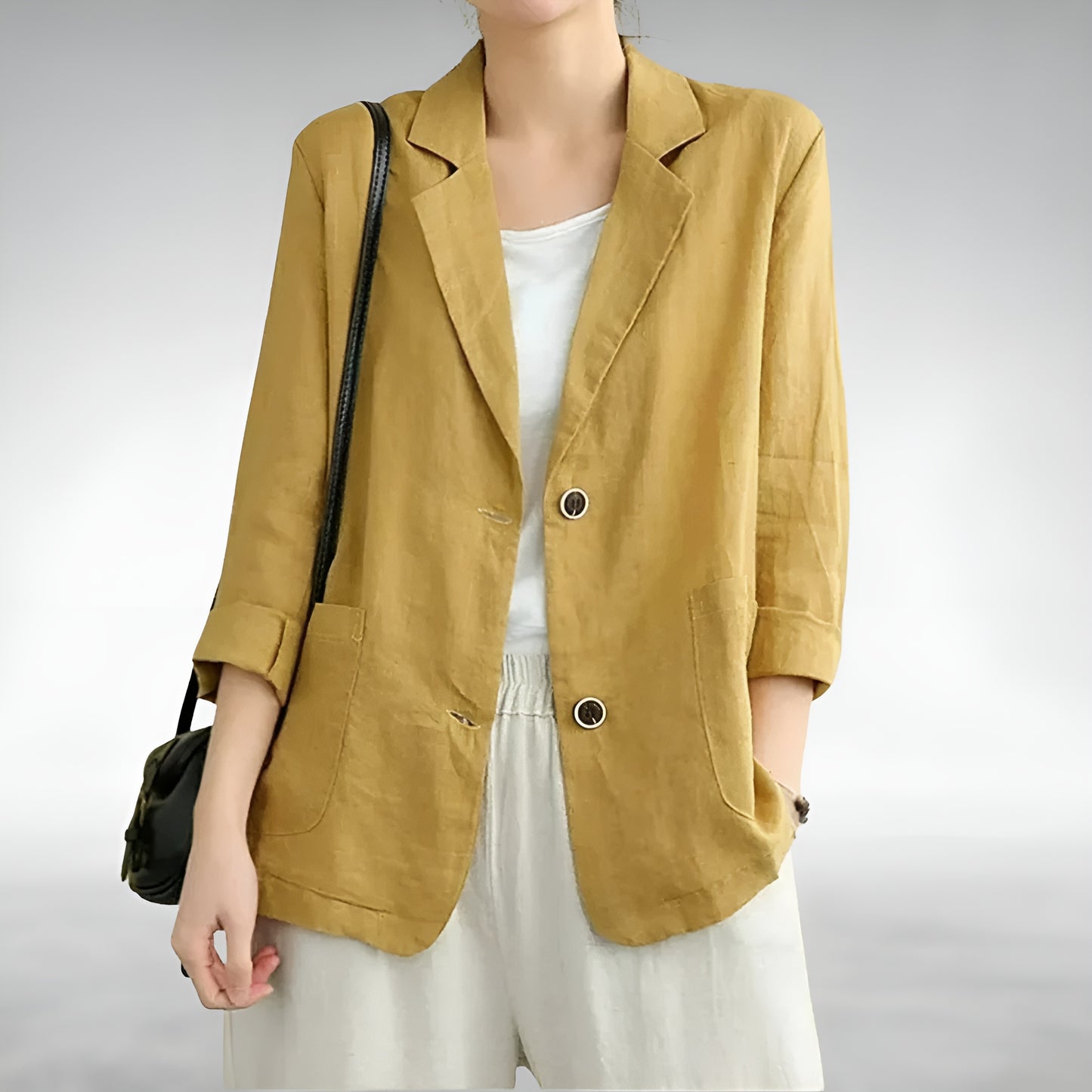 Kaja | Chic Blazer med Avslappet Snitt