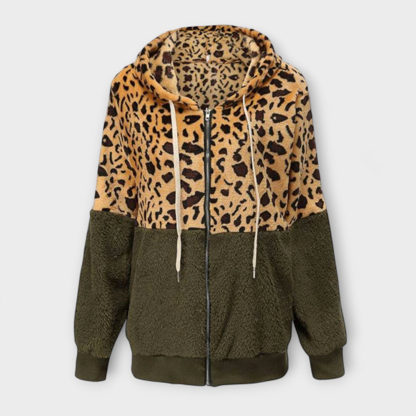 Eldfrida | Mønstret Jakke med Hood