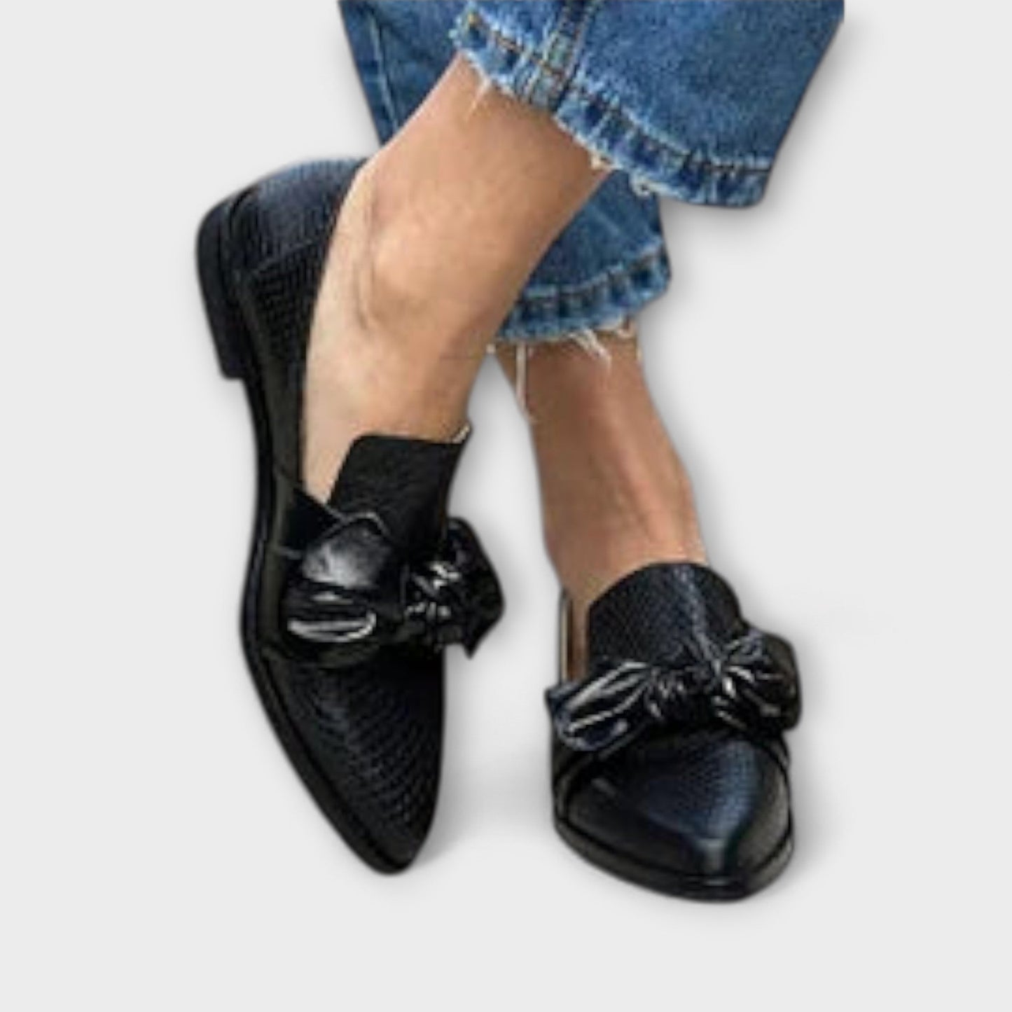 Zinnia | Elegante loafers med sløyfedetalj