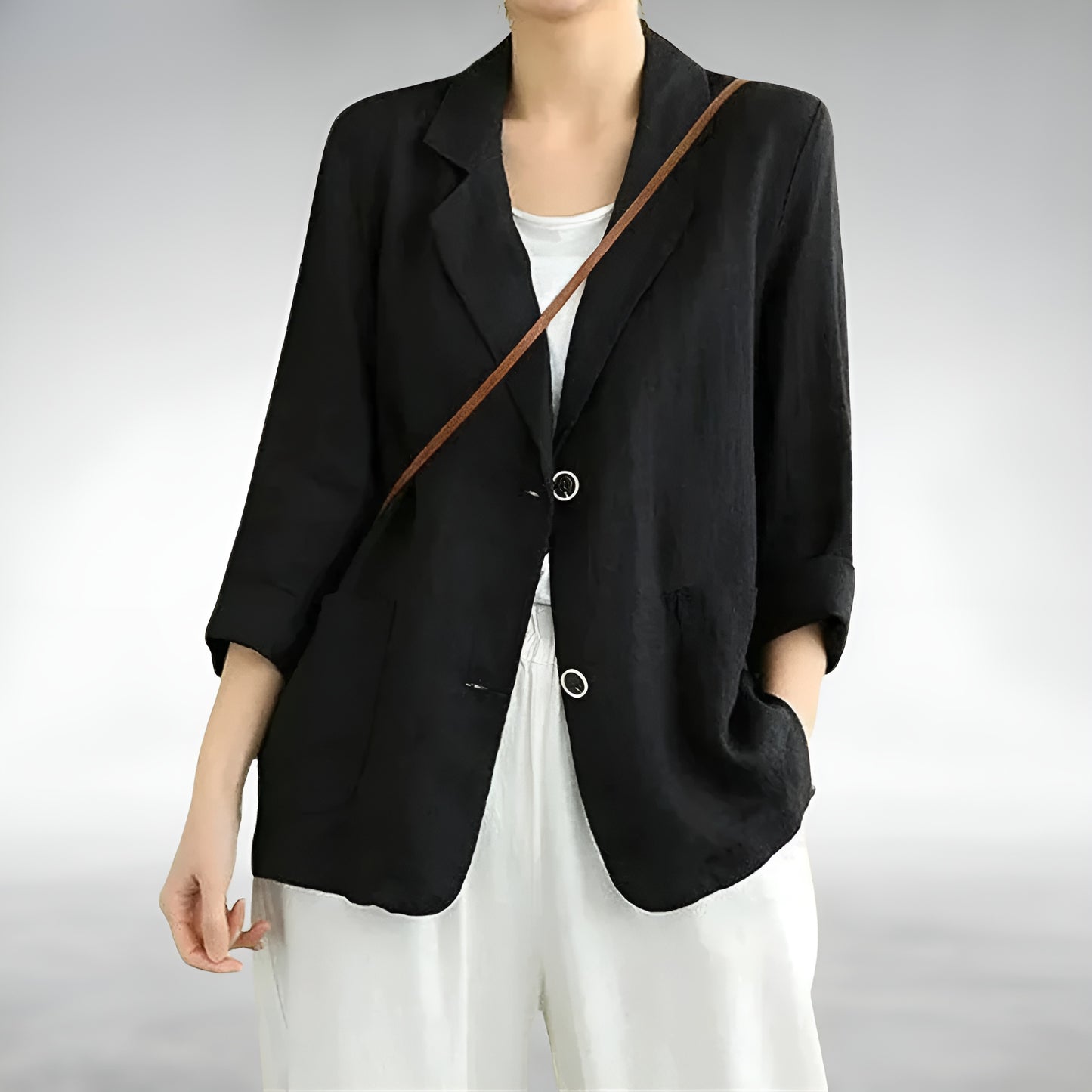 Kaja | Chic Blazer med Avslappet Snitt