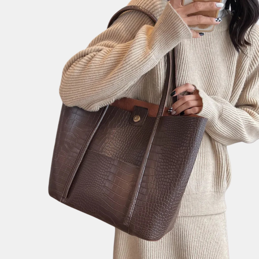 Lina | Elegant Tote med Strukturert Design