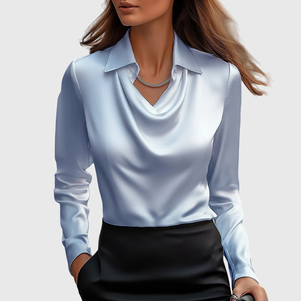Elgul | Elegant Bluse med Blomsterprint