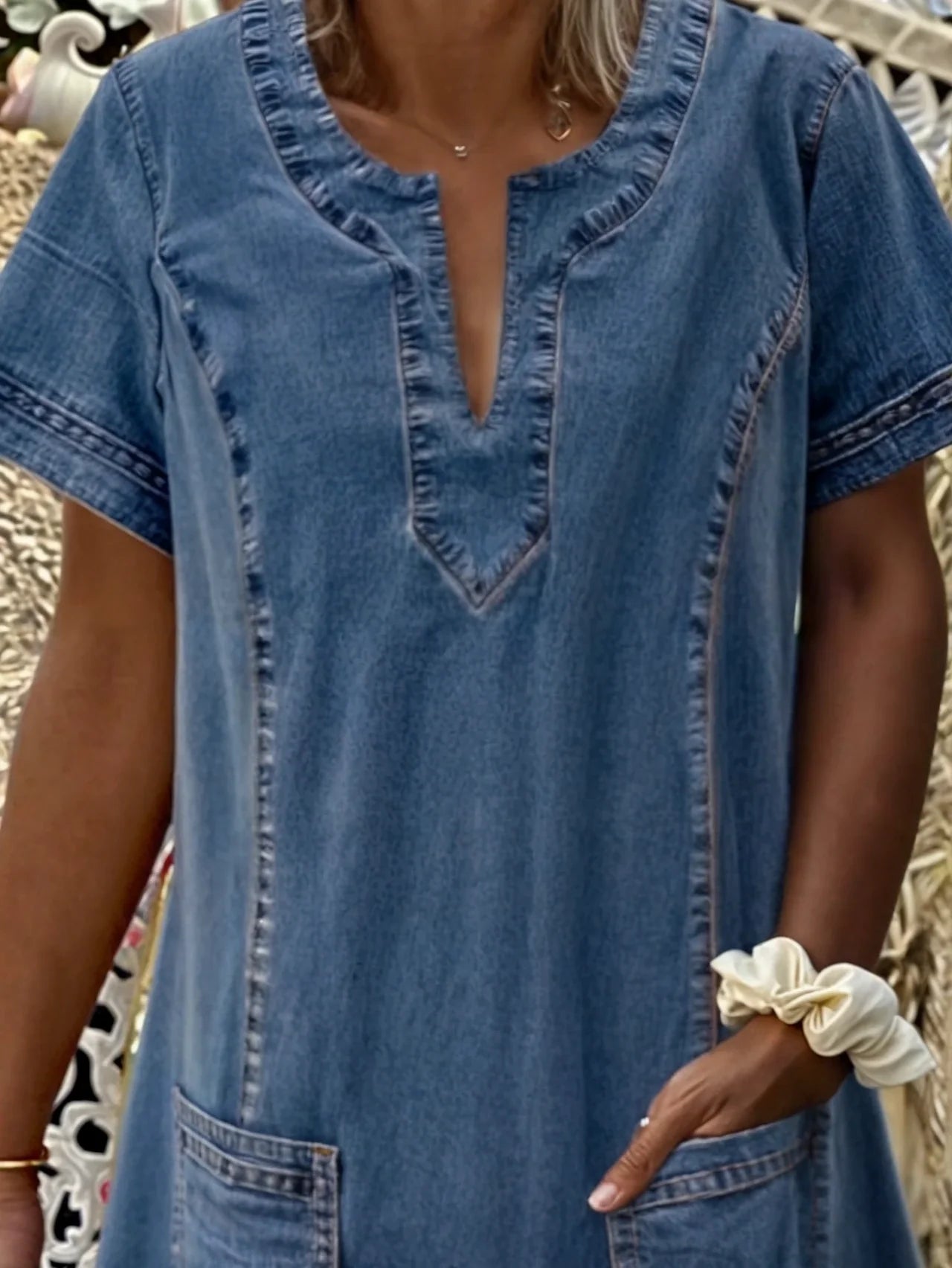Mathea | Myk Denim Kjole