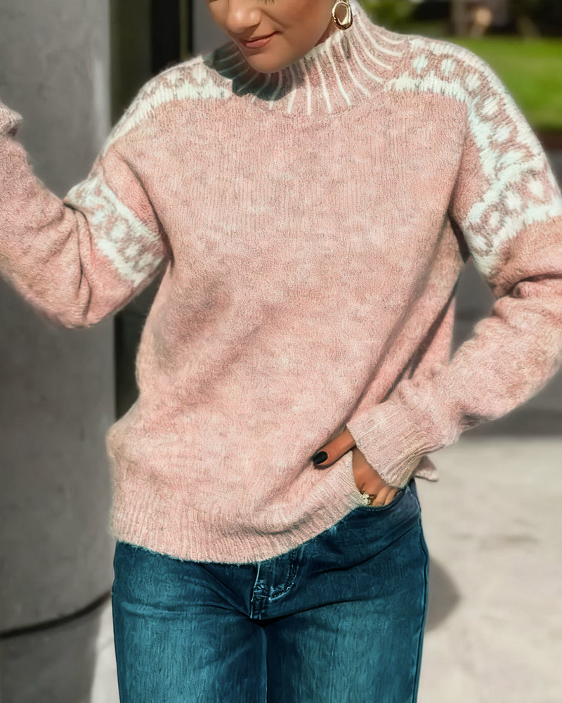 Ylva | Elegant Høyhalset Genser