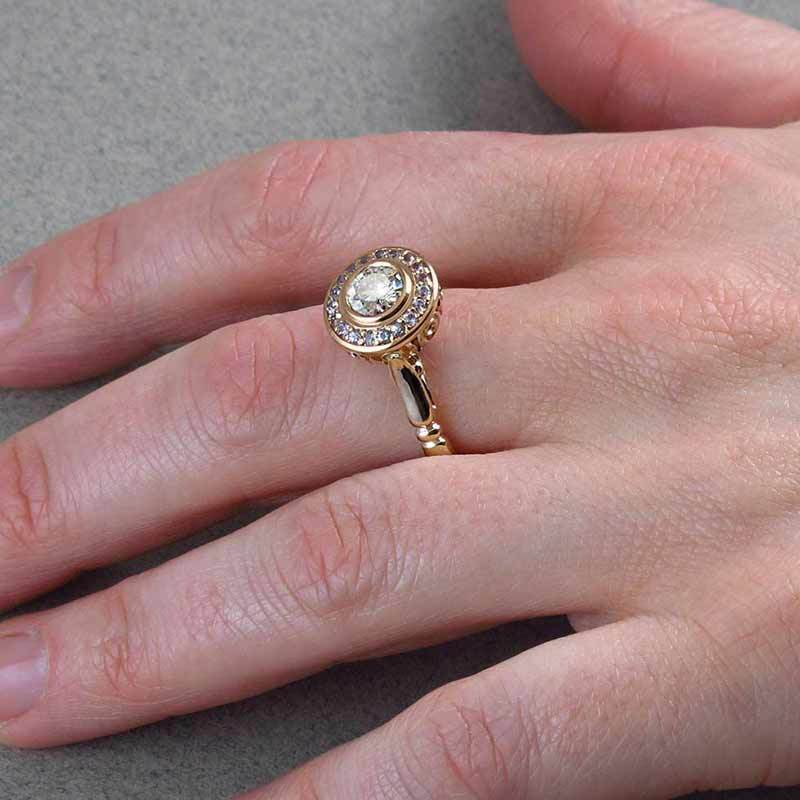 Camryn – Vintage Gull & Zirconia Ringpakke