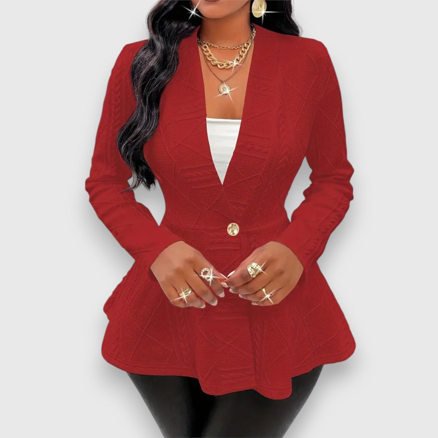 Berit | Elegant Figursydd Blazer