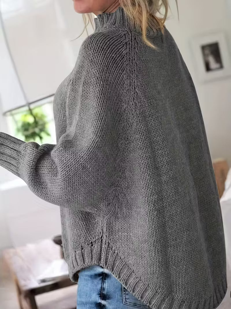 Ingeborg | Kabelstrikket Oversized Genser