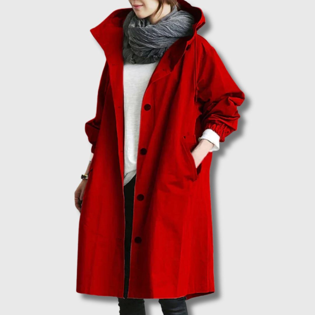 Alfhild | Klassisk Trenchcoat med Moderne Eleganse