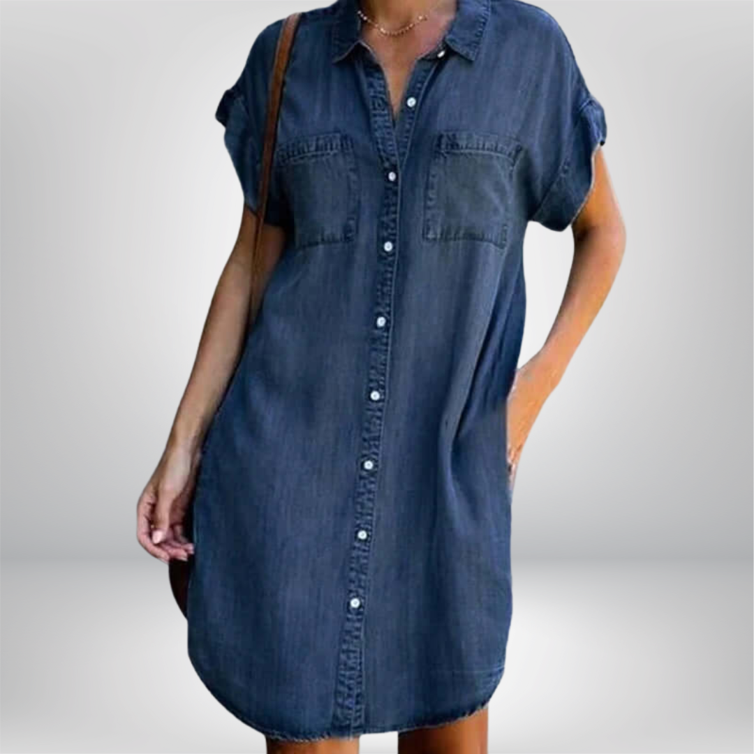 Elinor | Uformell Denimkjole
