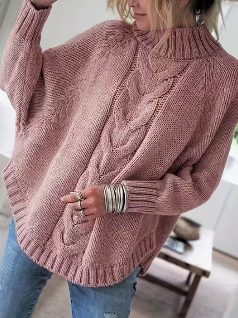 Ingeborg | Kabelstrikket Oversized Genser
