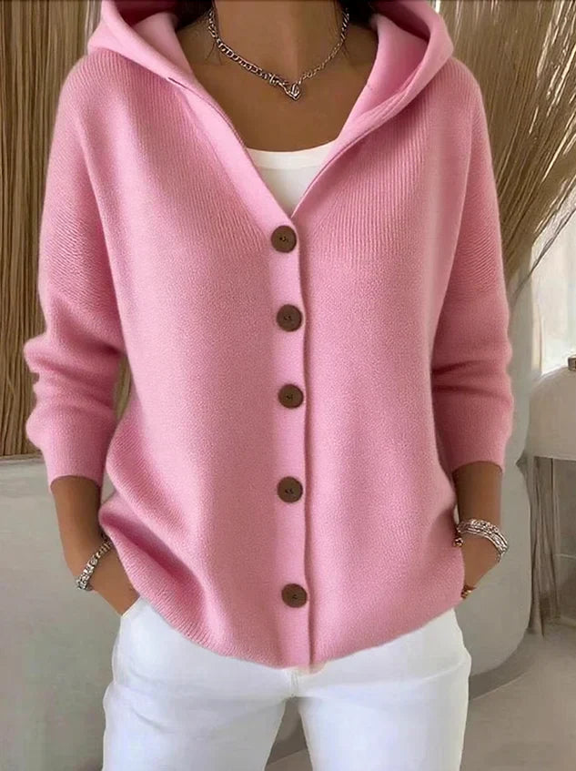 Lofrida | Hettecardigan med Knapper