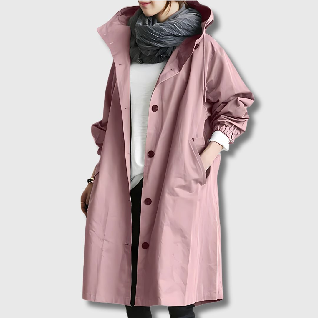 Alfhild | Klassisk Trenchcoat med Moderne Eleganse