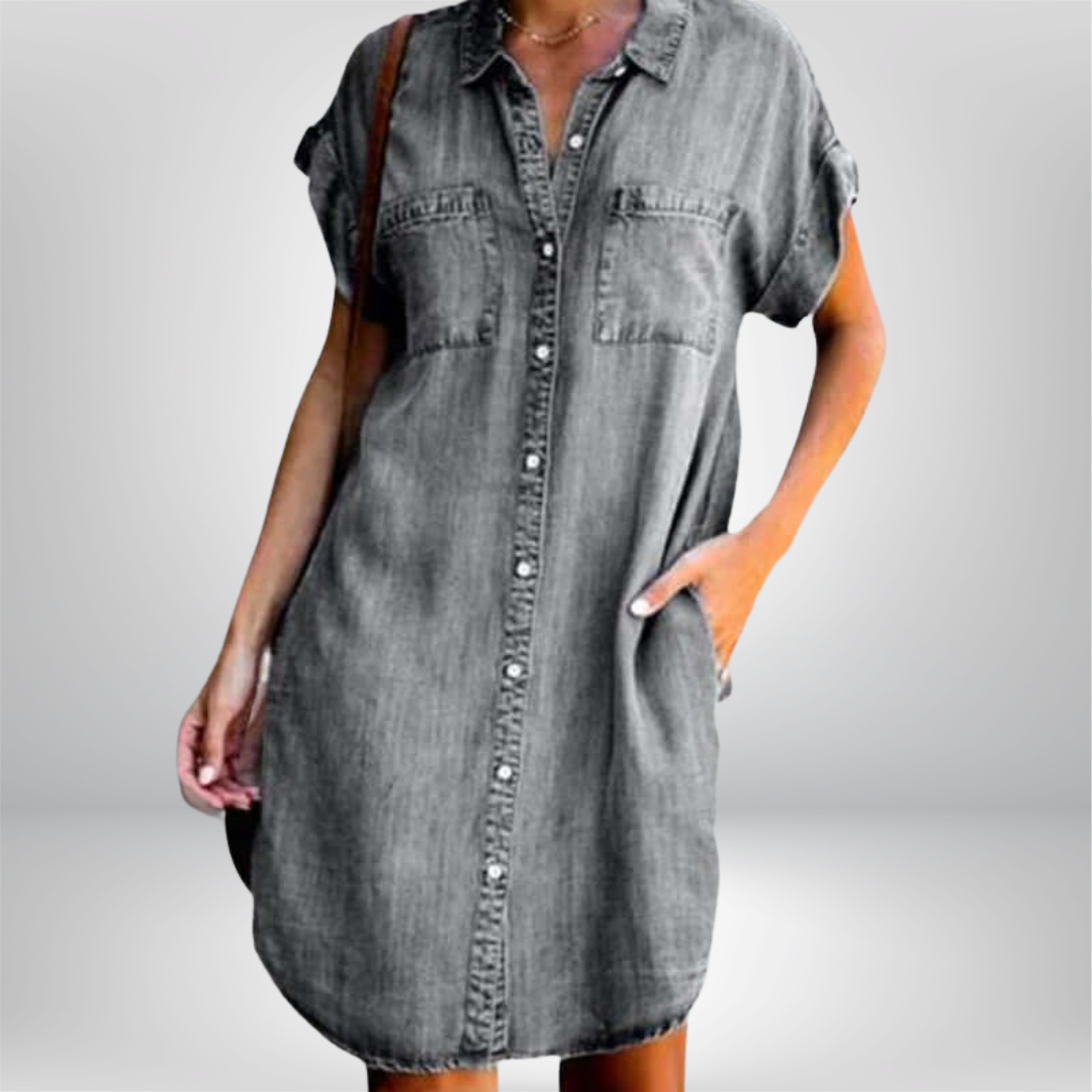 Elinor | Uformell Denimkjole