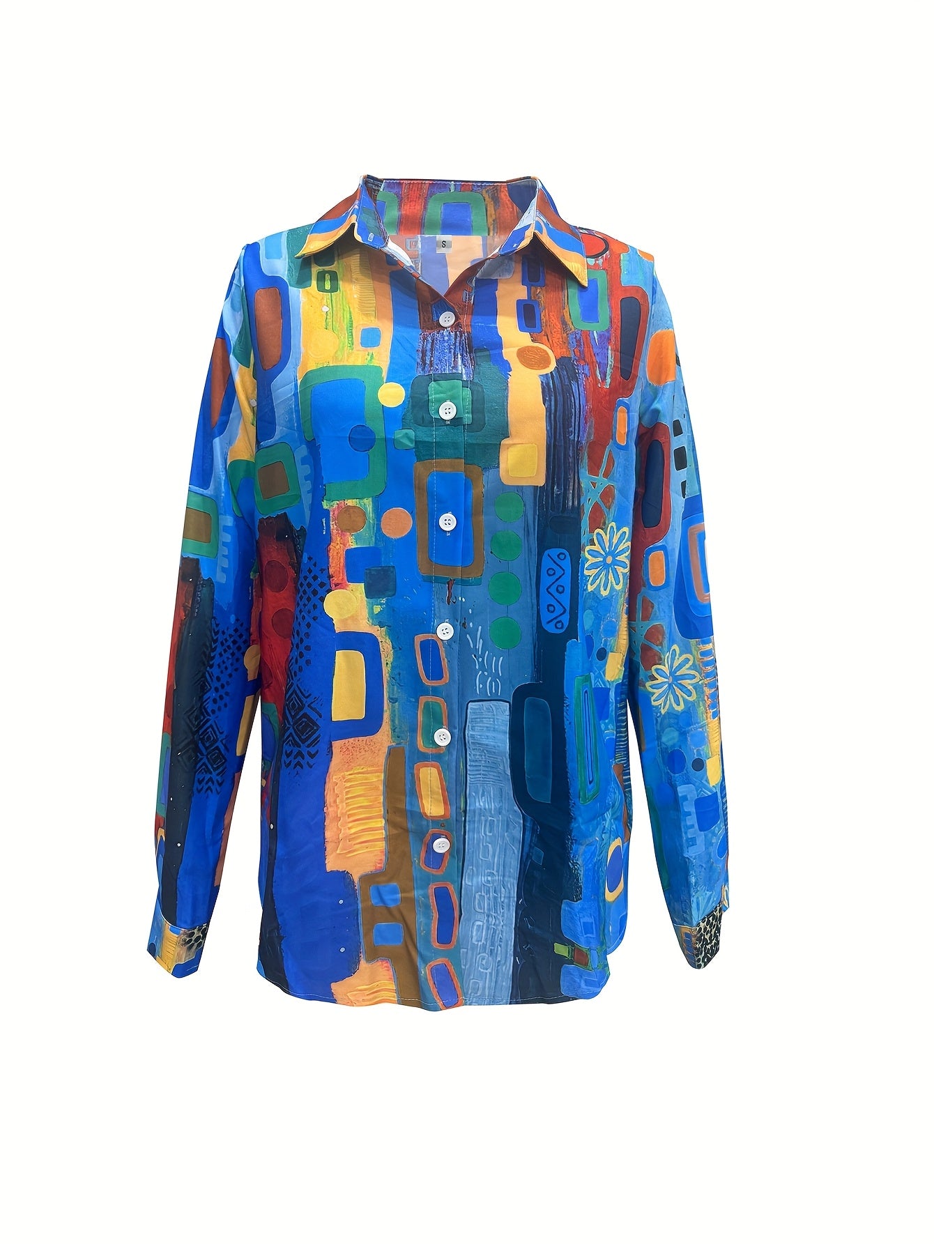 Edelina | Kunstinspirert skjortebluse
