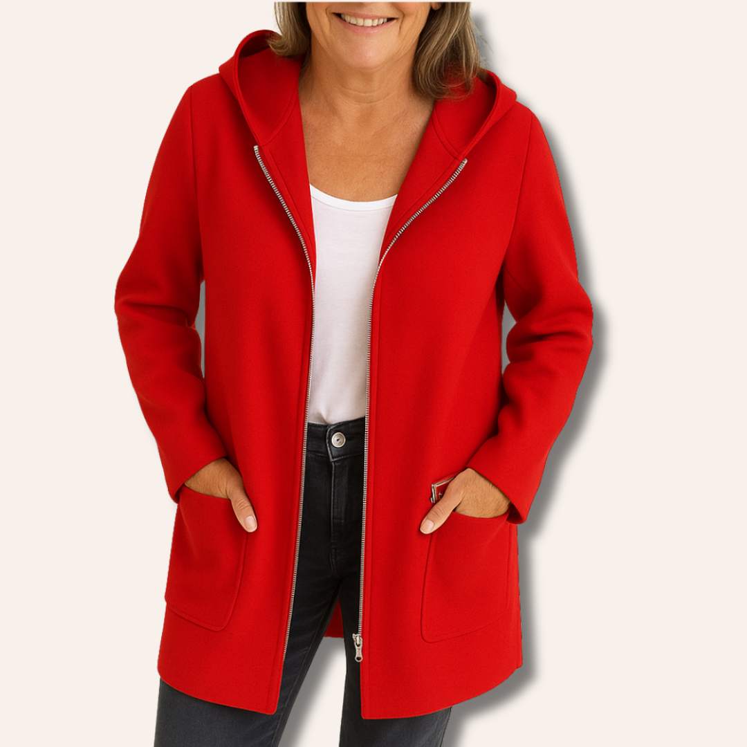 Hegfrida | Jakke med Glidelås og Hood
