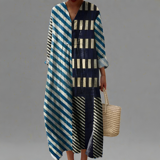 Josefine — Elegant Geometrisk Kjole