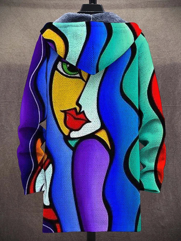 Mille | Luksuriøs Cardigan med Kunstnerisk Inspirasjon