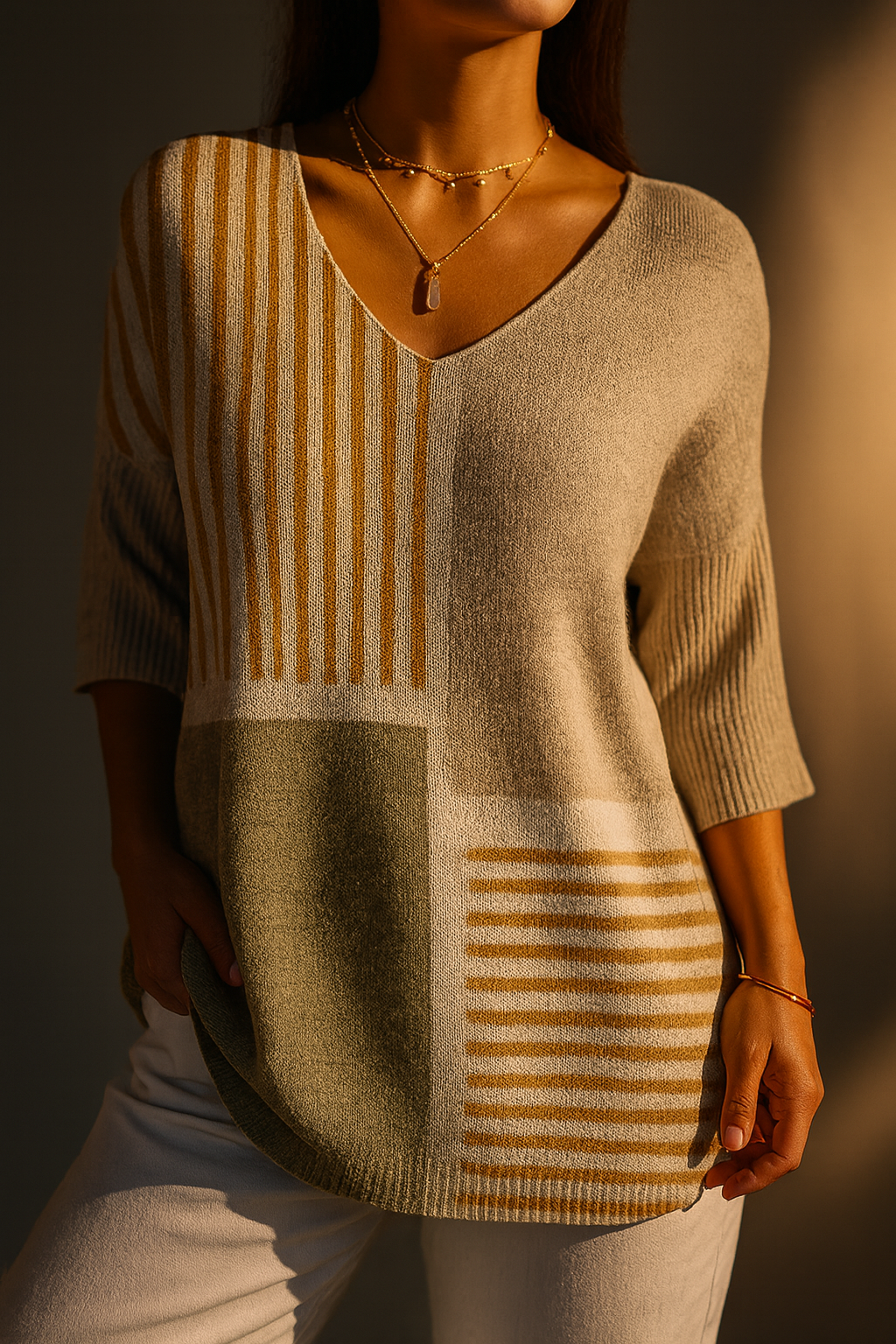 Signa | Bluse med Strukturelt Uttrykk
