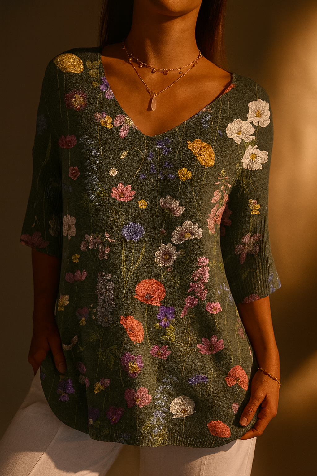 Herlaug | Bluse med Naturlig Eleganse