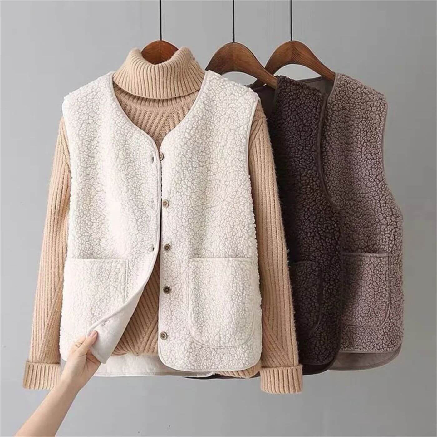 Jannike | Myk og Varm Teddyvest