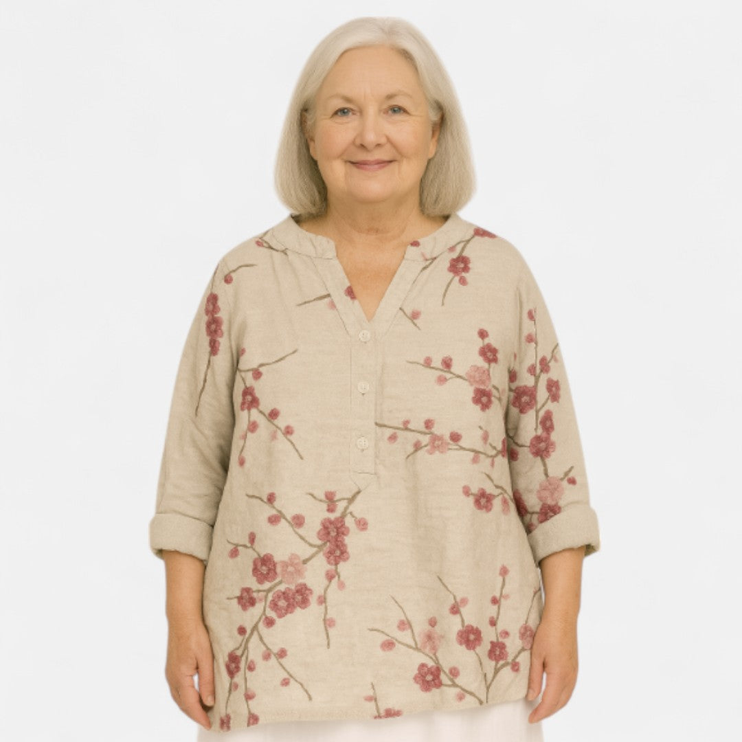 Isfrid™ | Breezy Blossom Tunika